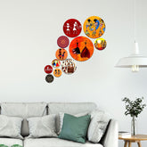 Wood Wall Hanging  for Home Decor With 11 pieces